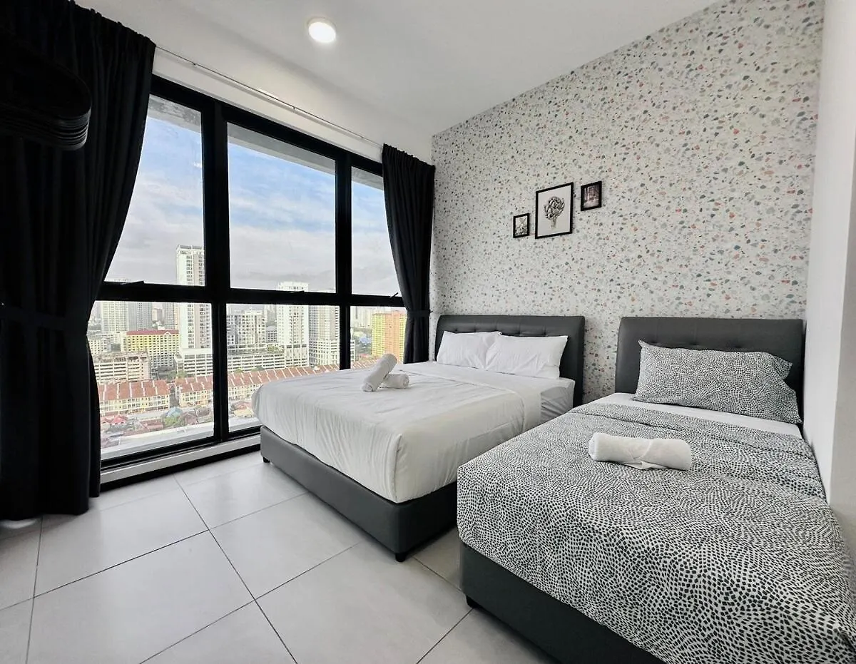 Cozy Family Stay Urban Suite 3Br 10 Pax George Town Malásia